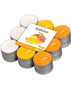 Lõhna teeküünal / 18tk / 4h / True mango 