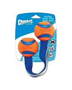 Chuckit koera mänguasi ultra duo pall+nöör / M / oranž + sinine