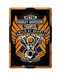 Postikortti 10x14 cm / Harley-Davidson Wild at Heart