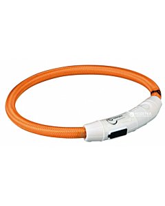 Kaelarihm Flash light ring USB oranz / L-XL / 65cm / 7mm