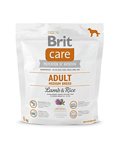 Brit Care Adult Medium Breed Lamb & Rice /Lamba ja riisiga  1kg