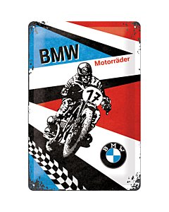 Metallplaat 20x30cm / BMW Motorräder / KO