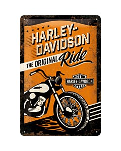Metallplaat 20x30cm / Harley-Davidson The Original Ride / KO