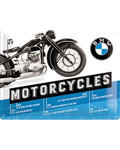 Metallplaat 30x40cm / BMW Motorcycles R 17