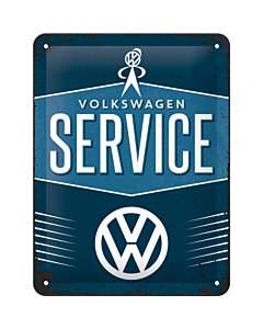 Metallplaat 15x20cm / VW Service