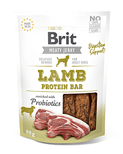 Brit Jerky Lamb Protein Bar Snack närimismaius koertele 80g