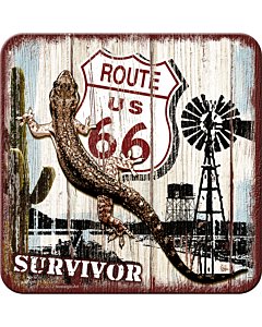 Retro lasinalunen / 1kpl / Route 66 Survivor