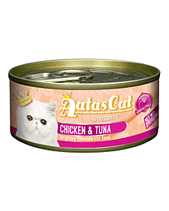 Aatas Cat Creamy Chicken & Tuna konserv kassile 80g