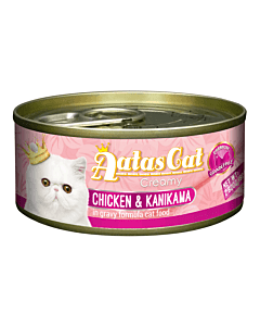 Aatas Cat Creamy Chicken & Kanikama konserv kassile kana ja krabi 80g
