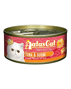 Aatas Cat Tantalizing Tuna & Surimi  /tuunikalast ja Surimist kassile 80g