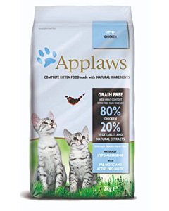 Kuivtoit Applaws  kassipoegadele kanalihaga / 2kg