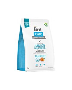Brit Care Grain Free Junior Large Breed / lõhega / 3kg