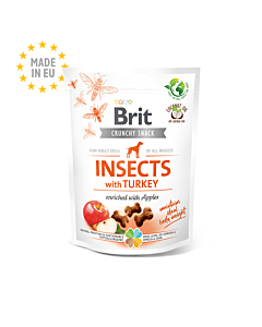 Brit Care Insects with Turkey närimismaius koertele 200g