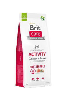Brit Care Sustainable Activity Chicken&Insect koeratoit 12kg