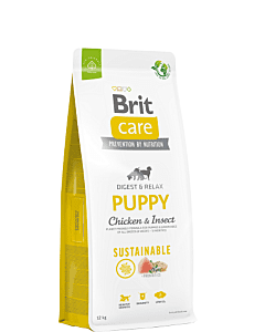 Brit Care Sustainable Puppy Chicken&Insect koeratoit 12kg