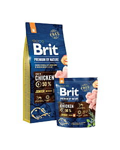 Brit Premium by Nature Junior M koeratoit 15kg