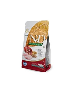 Farmina N&D Ancestral Grain täissööt täiskasvanud kassidele kanaliha, spelta, kaera ja granaatõunaga / 300g