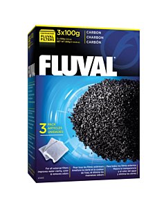 Filtrielement Fluval Carbon 3x100g