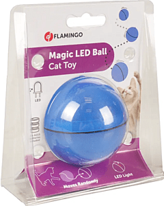 Flamingo Magic LED pall kassidele sinine 6,5cm