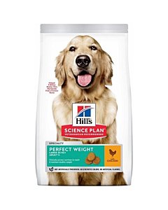 Hill's Science Plan Canine Adult Perfect Weight Large Breed koeratoit / 12kg