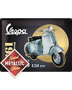 Metallplaat 30x40cm / Vespa GS 150cc Metallic 