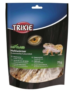 Reptiilidele Mealworms dried 70g/jahuussid kuivatatud