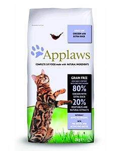 Kuivtoit Applaws  täiskasvanud kassidele kana- ja pardilihaga / 2kg
