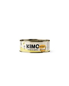 Kimo Chicken & Salmon konserv kassidele kana, lõhe ja riis 70g