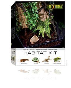 Klaasist terraarium - Exo Terra Habitat Kit Rainforest / 45х45х60cm (PT2662) 