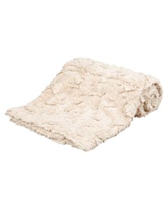 Koera tekk Cosy blanket, struktureeritud pehme plüüs, 100 × 70 cm, beež