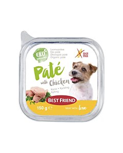 Best Friend koera pasteet Organic kana teraviljavaba / 150g
