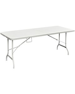 Kokkupandav laud 180x75x72cm valge, sileda pinnaga