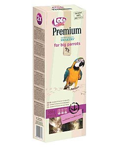 LoLo Pets Premium maiuspulgad suurtele papagoidele 2tk 500g