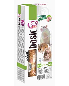 LoLo Pets Smakers maiusepulgad närilistele peekoniga 2tk 90g