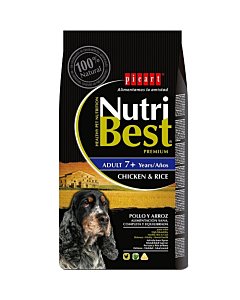 Nutribest Adult 7+ Chicken And Rice koeratoit 3 kg