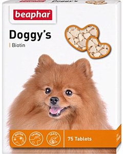 Beaphar vitamiinide ja biotiiniga toidulisand koertele Doggy's Biotin / 75tk