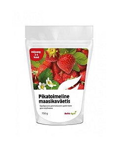 Pikatoimeline maasikaväetis, 3-4 kuud / 750g