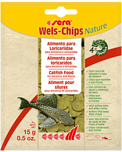 Täissööt sägalistele Sera Wels-Chips Nature / 15g