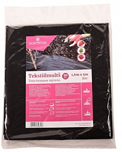 Tekstiilmultš Horticom 50g / m2 / 1,6x5m / 8m2