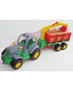 Traktor palgiveokäruga Mighty