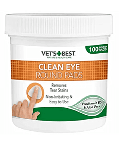 Vet's Best silmapuhastuslapid koertele ja kassidele / 100tk