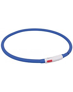 Vilkur Flash light ring USB silikoon / XS-XL 70cm/10mm royal Blue