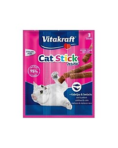 Vitakraft Cat Stick maius kassile tursa ja tuunikalaga / 3tk