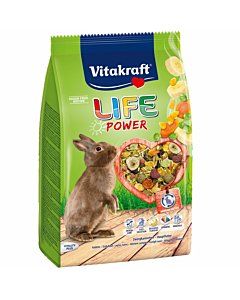 Vitakraft Life Power Tasty Flavour kuivtoit küülikutele / 600g 