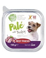 Best Friend koera pasteet Organic kalkun,  teraviljavaba / 150g