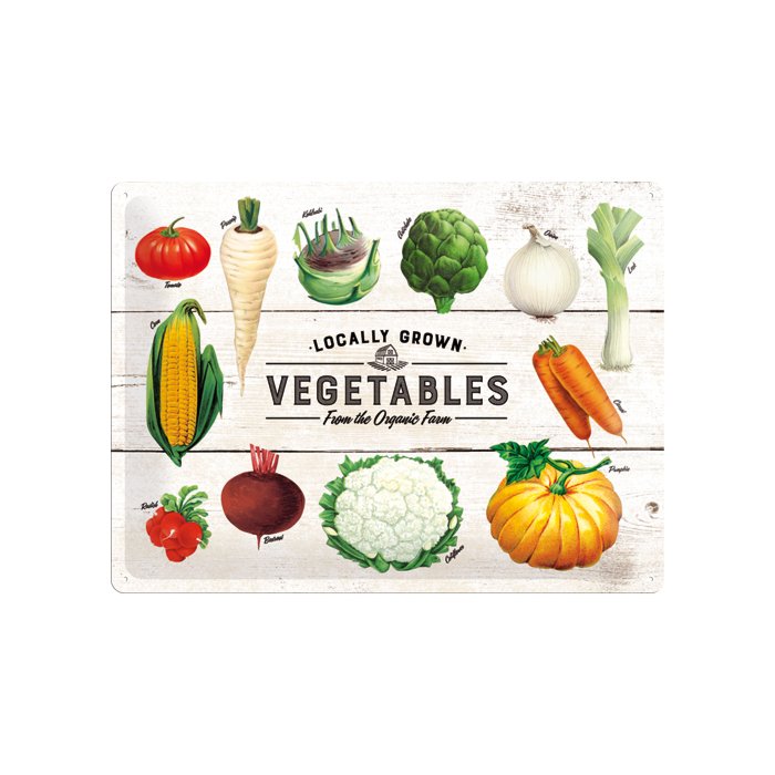 Kilpi 30x40cm / Locally Grown Vegetables