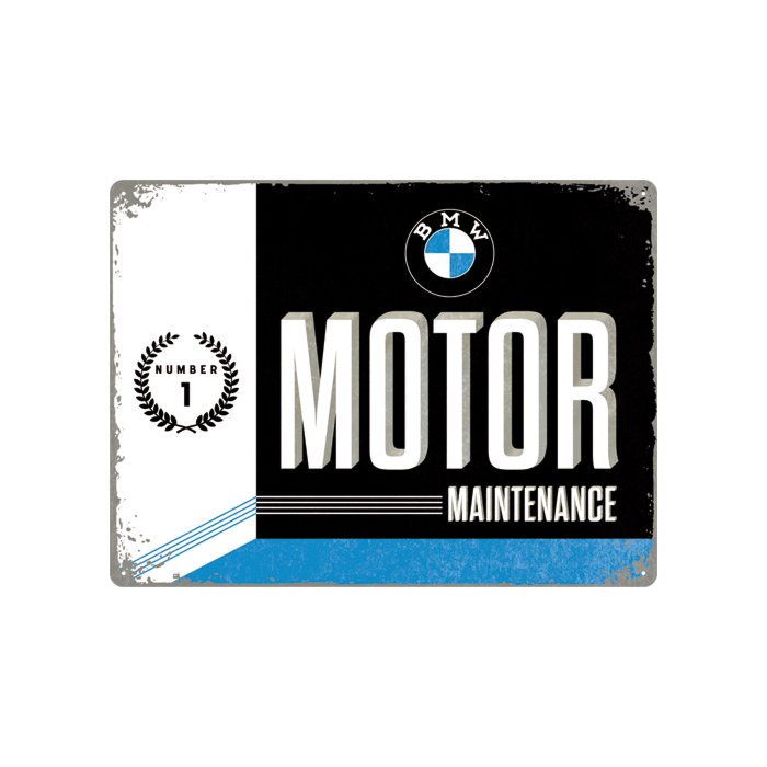 Kilpi 30x40cm / BMW Motor Maintenance