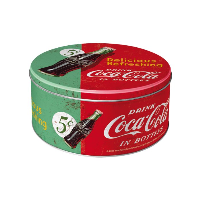 Säilytyspurkki pyöreä / L / 3D Coca-Cola Delicious Refreshing