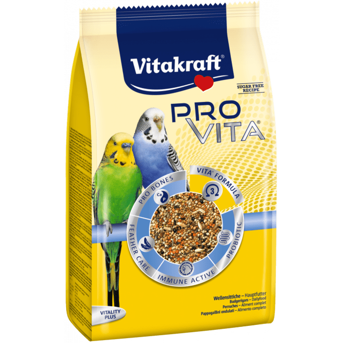 Vitakraft Pro Vita viirpapagoide toit / 800g