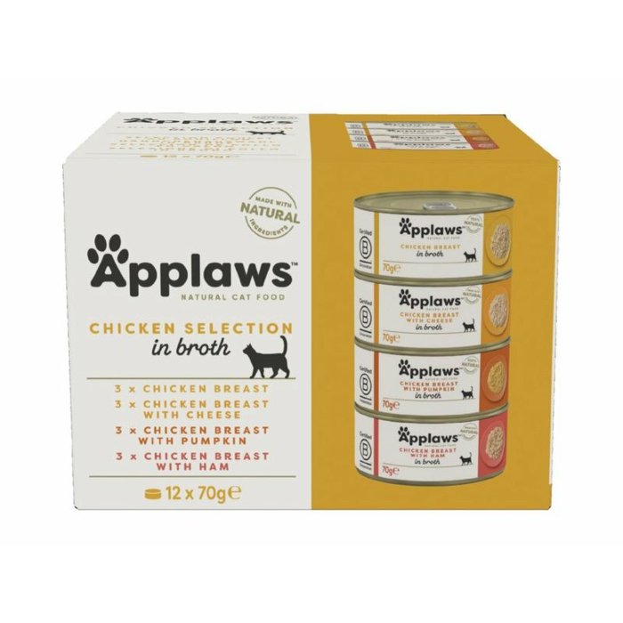 Applaws Cat Chicken Selection Multipack / 12x70g